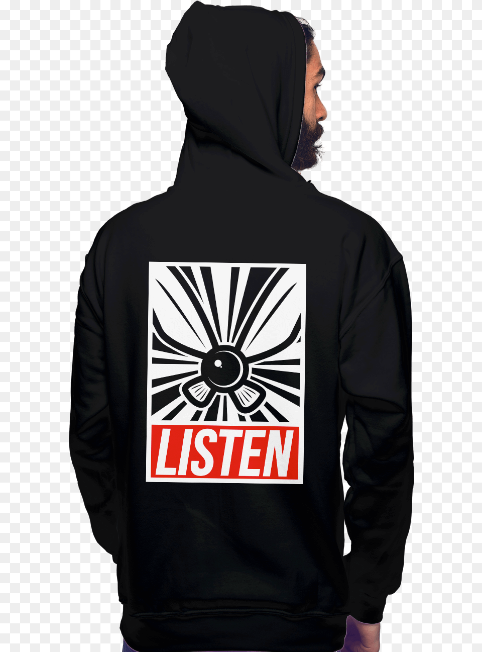 Listen And Obey Hoodies Dragon Haku, Clothing, Hood, Hoodie, Knitwear Png