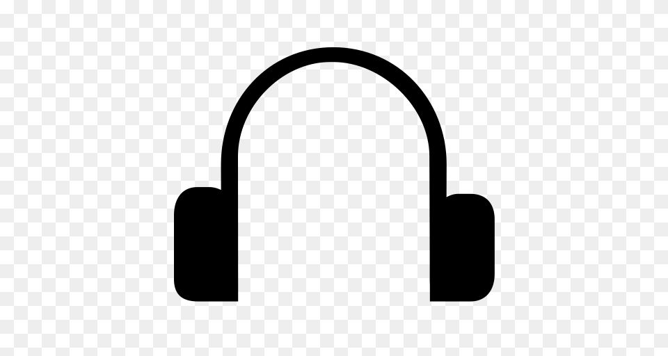 Listen Music Headphones Icon With And Vector Format For Free, Gray Png Image