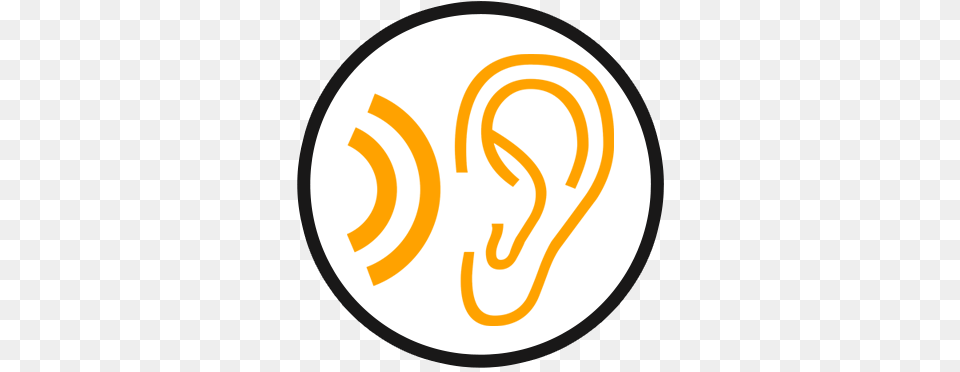 Listen Noise Hazard Icon, Body Part, Ear Free Png