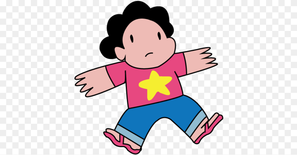 Listen Steven Universe Transparent Steven, Baby, Cartoon, Person, Symbol Free Png Download