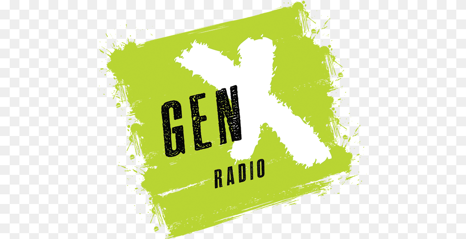 Listen To Gen X Radio Live Horizontal, Paper, Text, Sticker, Tennis Ball Free Png