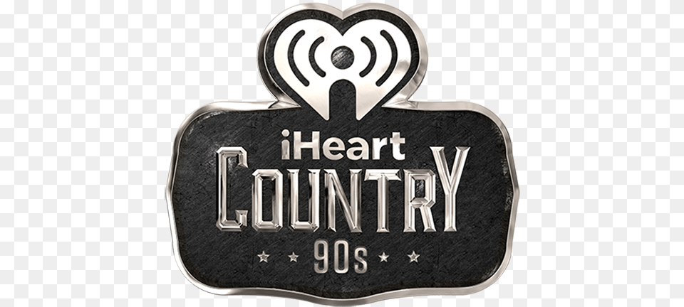 Listen To Iheartcountry 90s Radio Live Iheartradio, Accessories, Logo, Buckle, Symbol Free Transparent Png