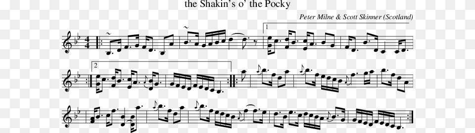 Listen To The Shakin39s O39 The Pocky Tarbolton Reel Sheet Music, Sheet Music Free Transparent Png