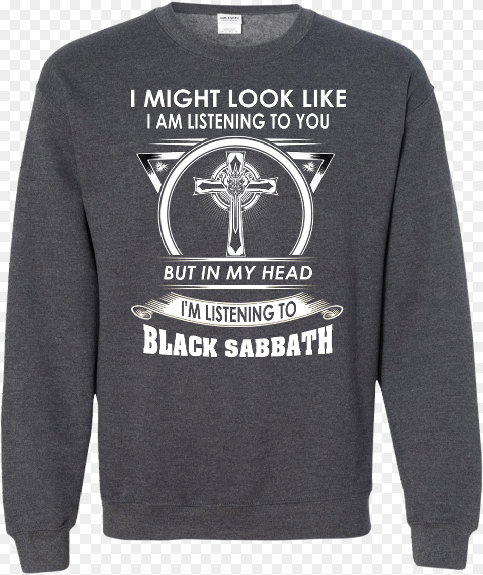 Listening Black Sabbath Dyslexia Awareness Dyslexics T Shirts, Clothing, Knitwear, Long Sleeve, Sleeve Free Png