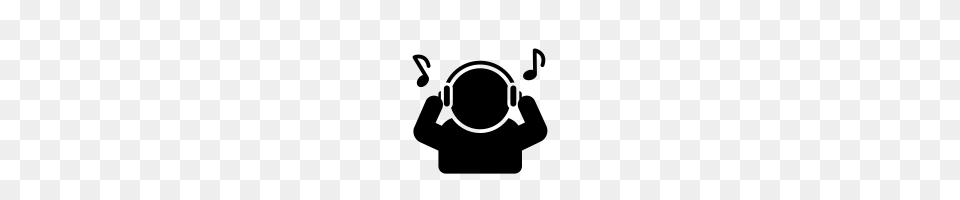 Listening To Music Icons Noun Project Clipart, Gray Free Png Download