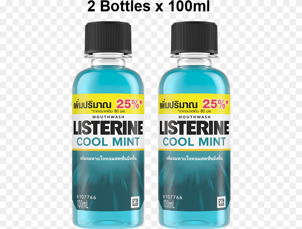 Listerine Cool Mint, Bottle, Cosmetics, Perfume Free Transparent Png