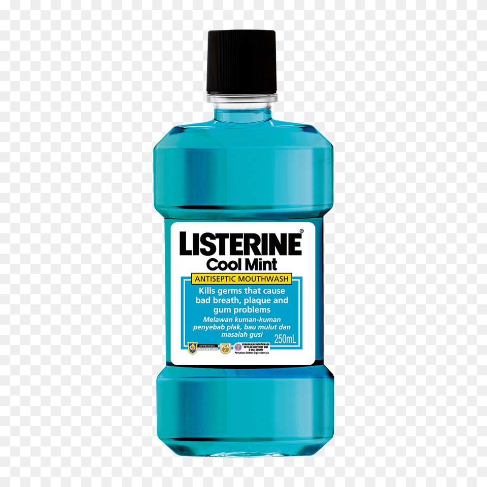 Listerine Cool Mint Mouthwash Philippines, Aftershave, Bottle, Cosmetics, Perfume Free Transparent Png