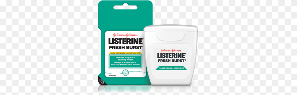 Listerine Fresh Burst Floss Listerine, Cosmetics Free Transparent Png
