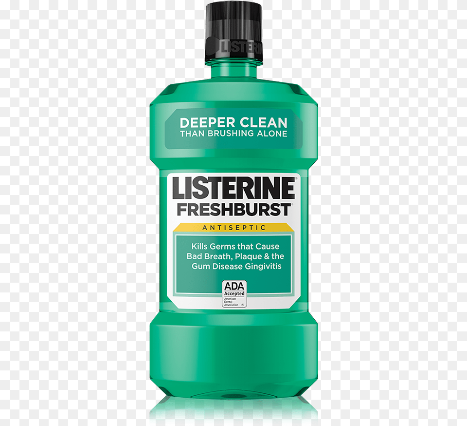 Listerine Freshburst Antiseptic Mouthwash Listerine Fresh Burst Mouthwash, Bottle, Cosmetics, Gas Pump, Machine Free Transparent Png