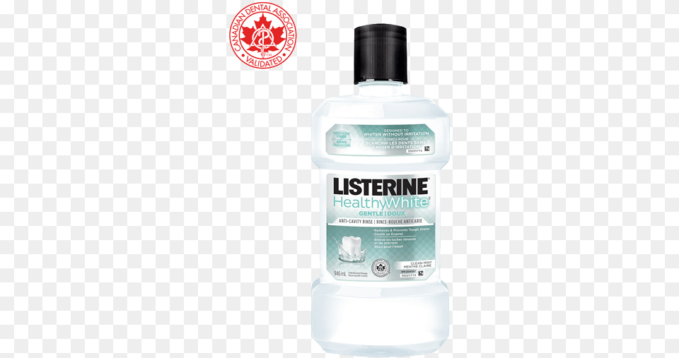Listerine Healthy White Gentle Listerine Healthy White, Bottle Png