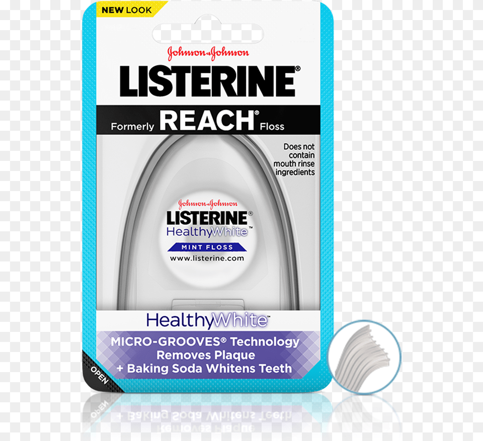 Listerine Healthy Whitetm Floss Listerine, Advertisement, Poster Png Image