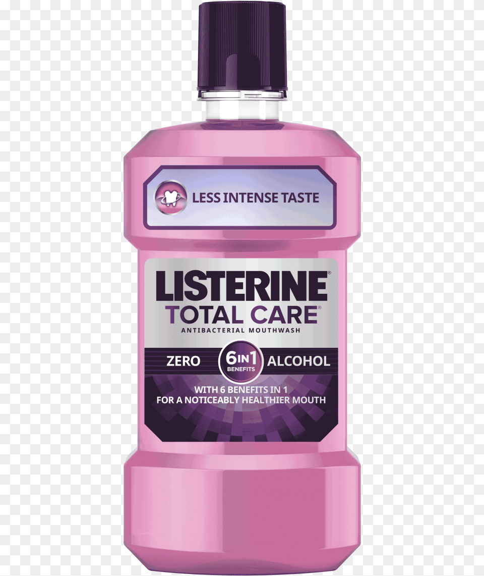 Listerine Total Care Zero Listerine, Bottle, Purple, Cosmetics, Perfume Free Transparent Png