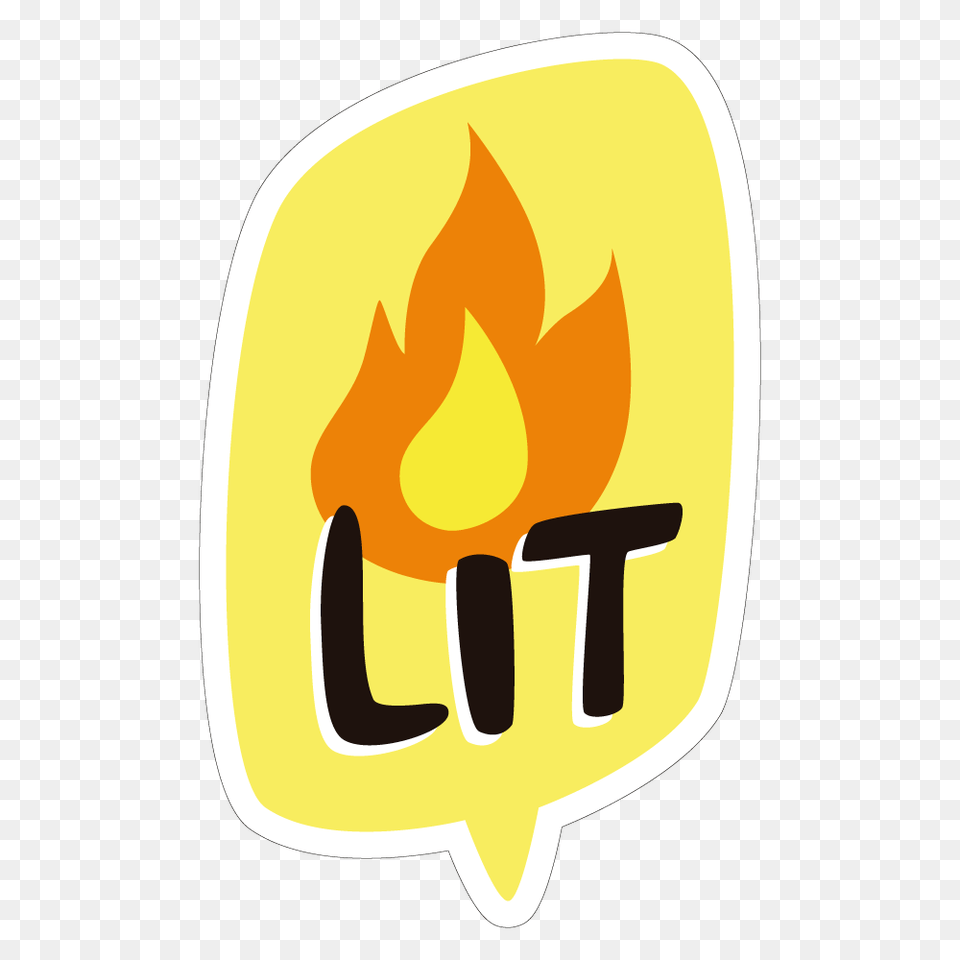 Lit, Fire, Flame, Light, Logo Free Png