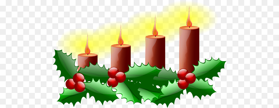 Lit Advent Candles Large Size, Dynamite, Weapon, Candle Free Transparent Png