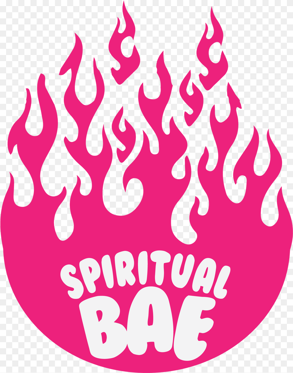 Lit Af Spiritual Bae Logo 2 Vector Graphics, Sticker, Fire, Flame Free Transparent Png