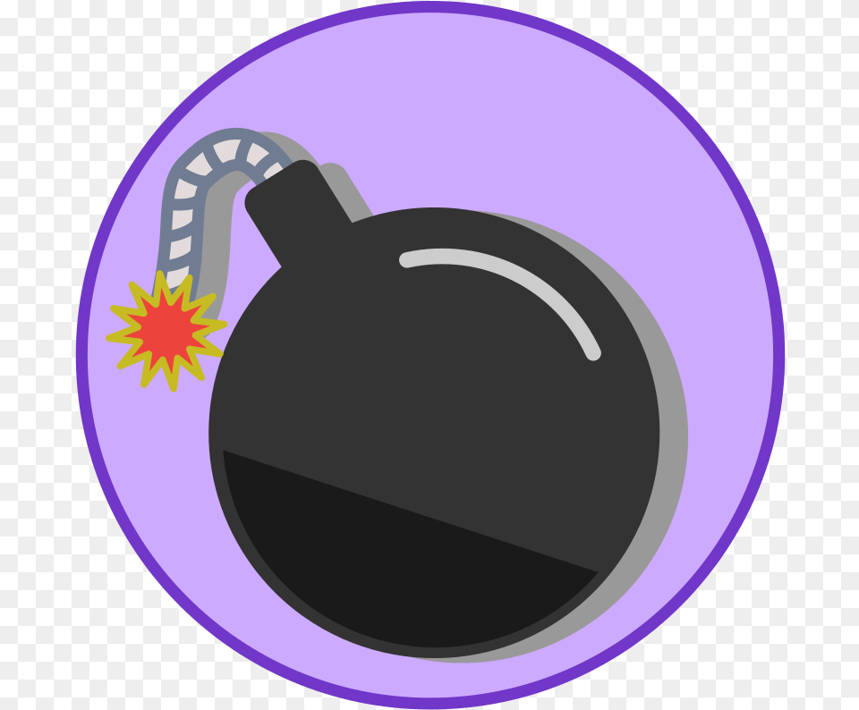 Lit Bomb Icon Icon, Ammunition, Weapon, Disk Free Png