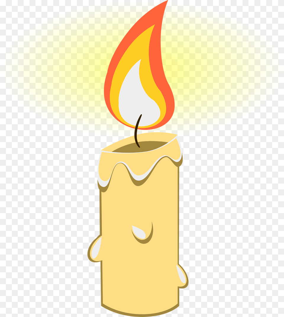Lit Candle Clipart, Fire, Flame, Astronomy, Moon Free Png Download