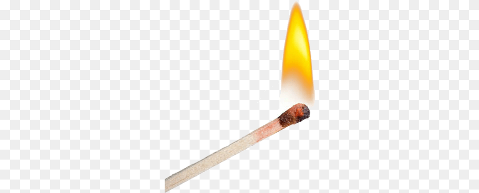 Lit Match White Background, Fire, Flame, Stick, Blade Free Png