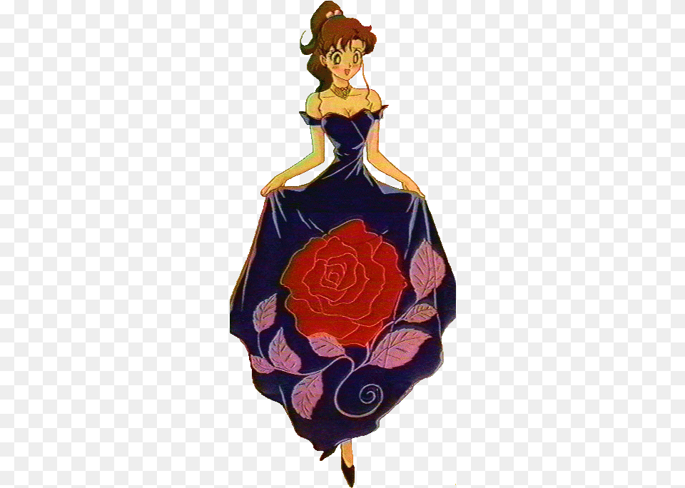 Lita Kino 2 Sailor Moon Makoto Dress, Clothing, Formal Wear, Adult, Person Png