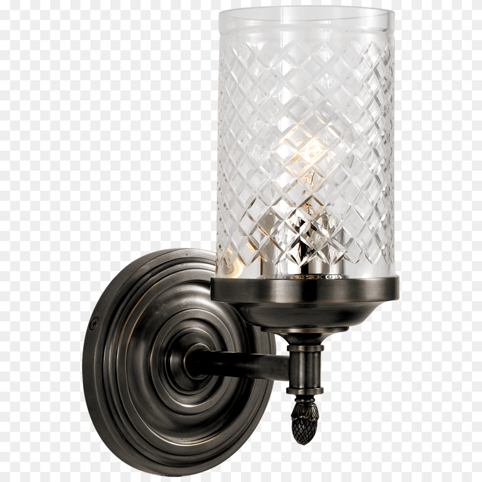 Lita Single Sconce In Bronze With Crystal Ceiling Fixture, Light Fixture, Lamp, Machine, Wheel Free Png