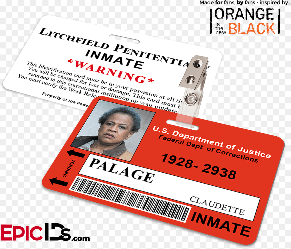 Litchfield Penitentiary Oitnb Inmate Orange Is The New Black Id, Text, Adult, Person, Woman Png