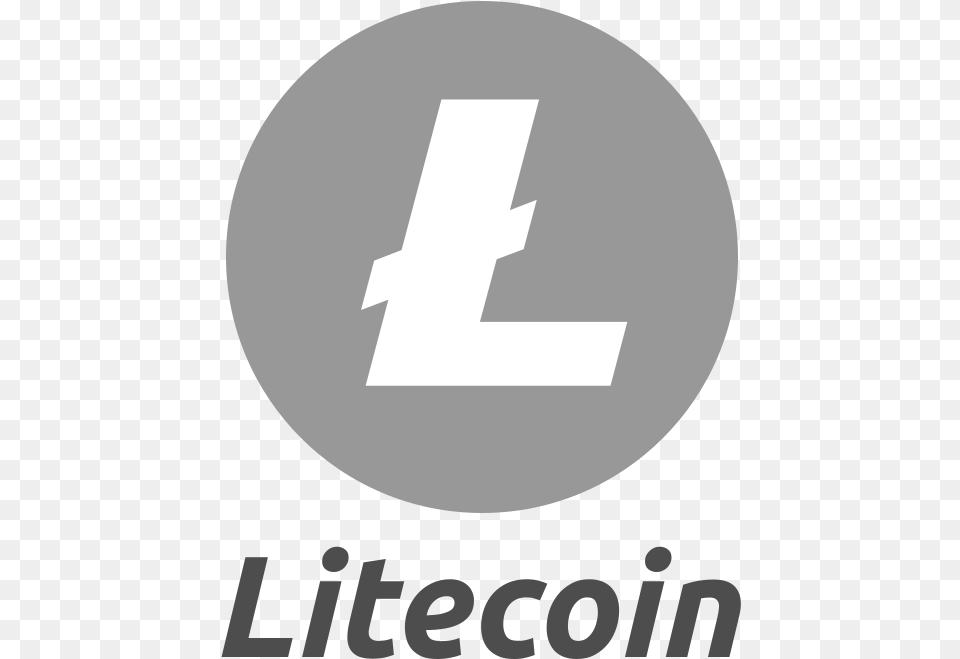 Litecoin 6 Image Emblem, Text, Logo, Symbol Free Png
