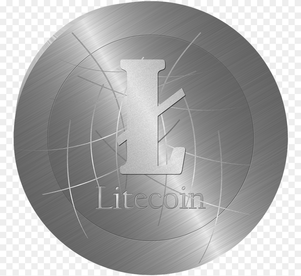 Litecoin Cryptocurrency Coin Money Digital Mining Emblem, Text Free Transparent Png