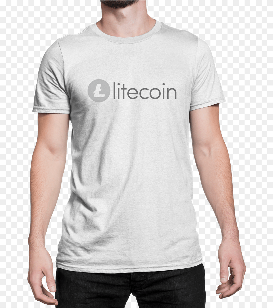 Litecoin Logo Graphic Mens Crypto Clothing T Shirt Photography What Part Of Don T You Understand Shirt, T-shirt, Adult, Male, Man Free Transparent Png