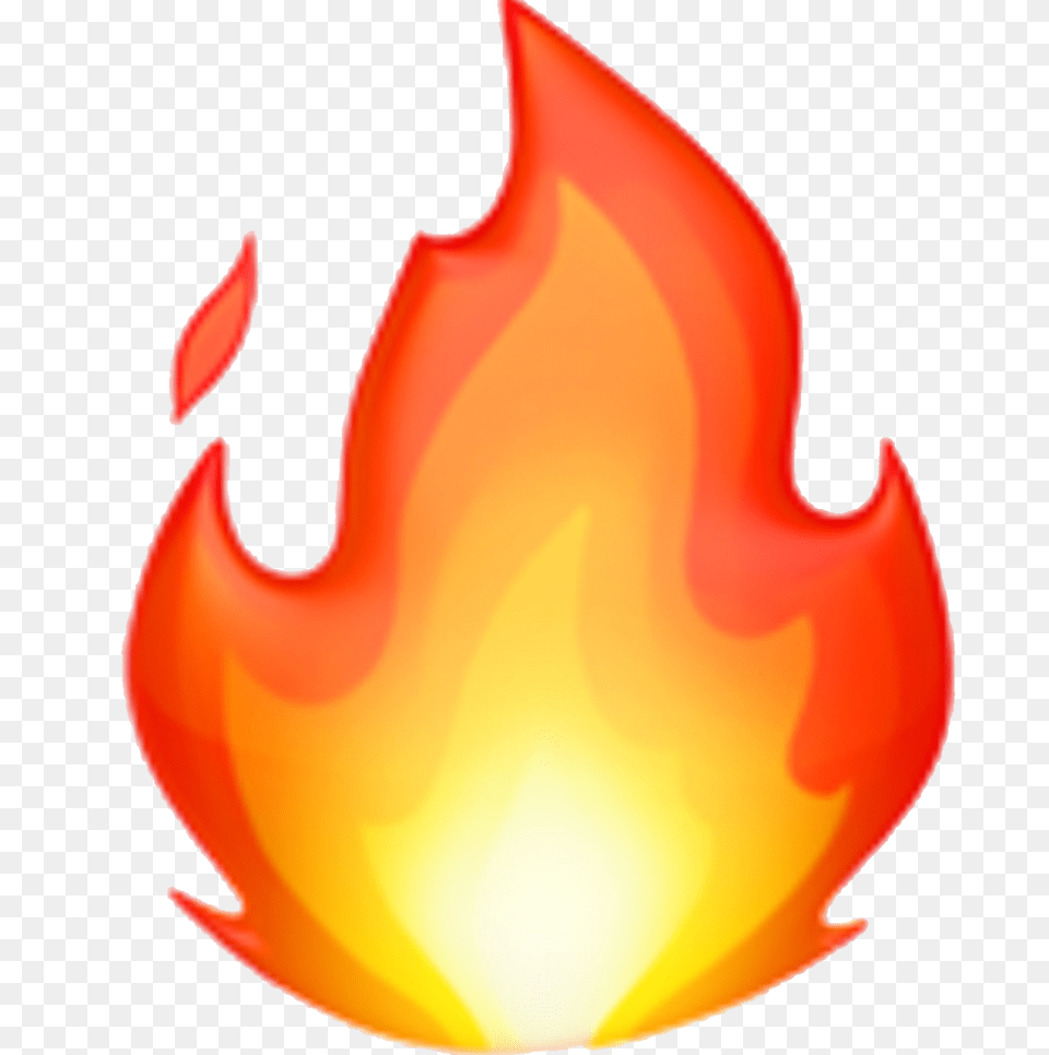 Litemoji Lit Emoji Fire Fireemoji Appleversion Emojisst, Flame Free Png Download