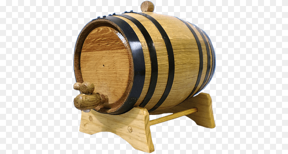 Liter Oak Barrel With Black Steel Hoops Barrel, Keg, Teddy Bear, Toy Free Transparent Png