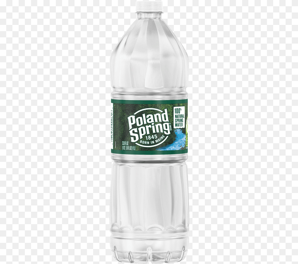 Liter Water Bottle Poland Spring, Water Bottle, Beverage, Mineral Water, Shaker Png Image