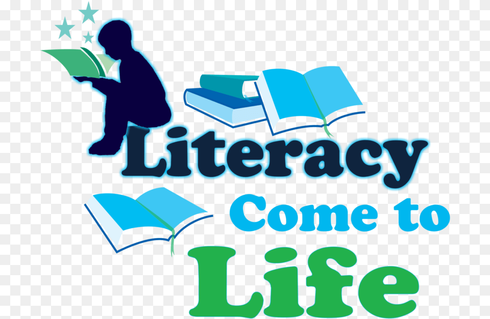 Literacy Come To Life Gives Children In Grades K 6 Komfort Logotip, Book, Person, Publication, Reading Free Transparent Png
