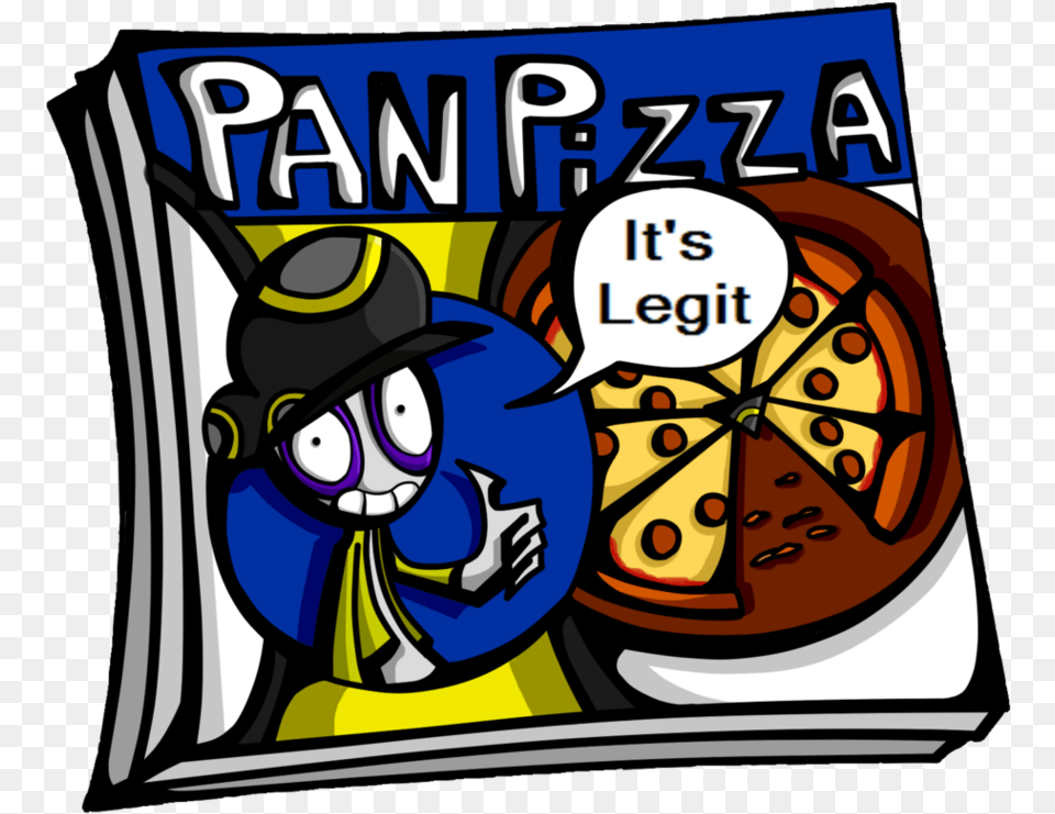 Literal Pan Pizza Box By Epic Masterlord, Book, Comics, Publication, Baby Png