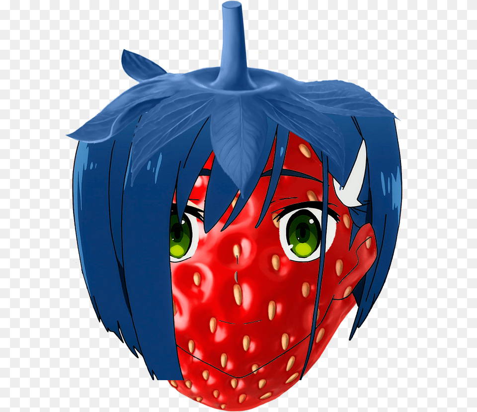 Literal Strawberry Ichigo Darlinginthefranxx, Berry, Food, Fruit, Produce Png