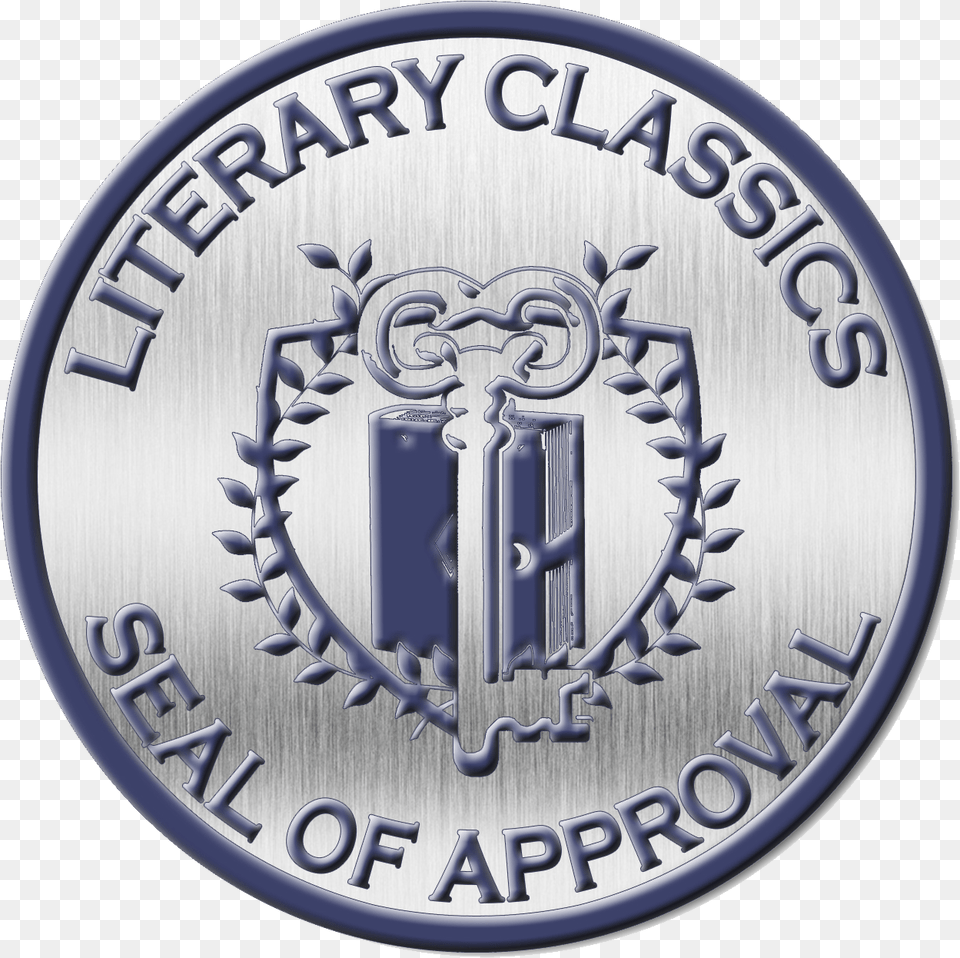 Literary Classics Seal Of Approval Emblem, Logo, Coin, Money Free Png Download
