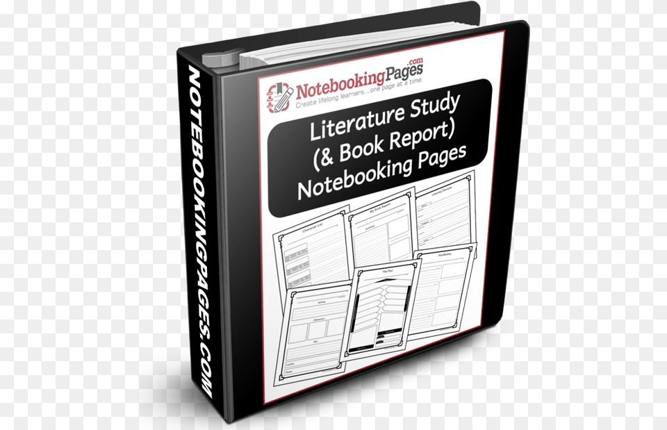 Literature Study Notebooking Pages Document, File Binder Free Png Download