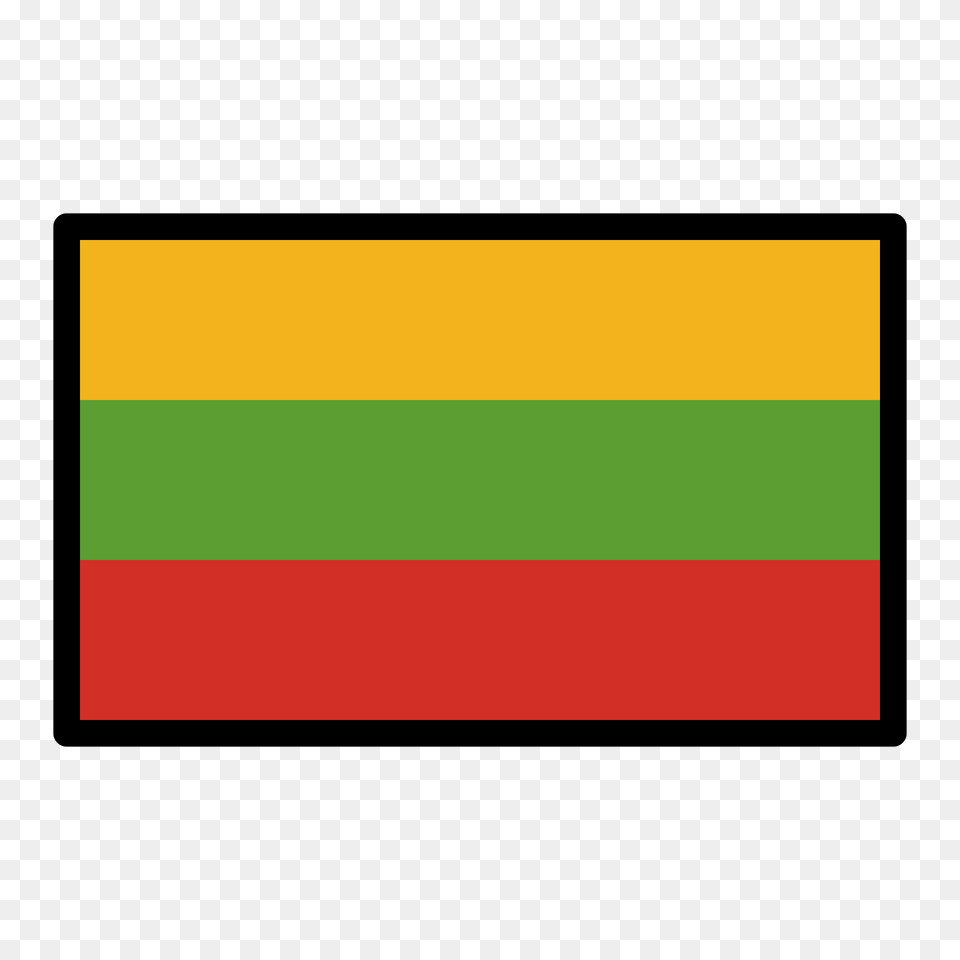Lithuania Flag Emoji Clipart, Blackboard Png