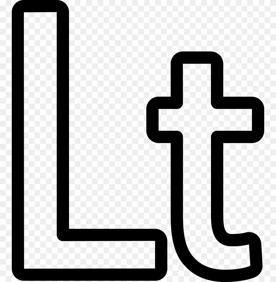 Lithuania Litas Currency Symbol Square White Facebook Logo, Cross, Number, Text, Gas Pump Png