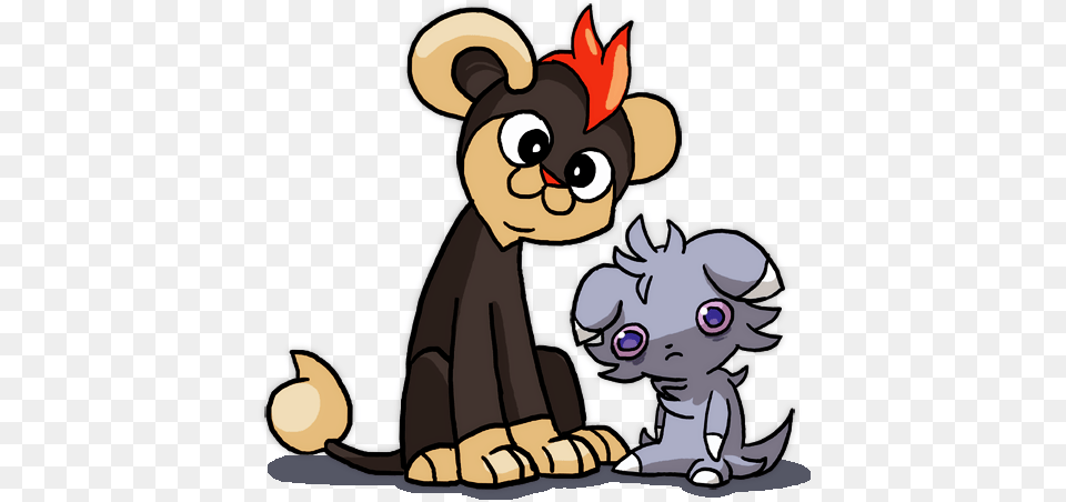 Litleo And Shinx Cartoon, Book, Comics, Publication, Baby Free Png Download