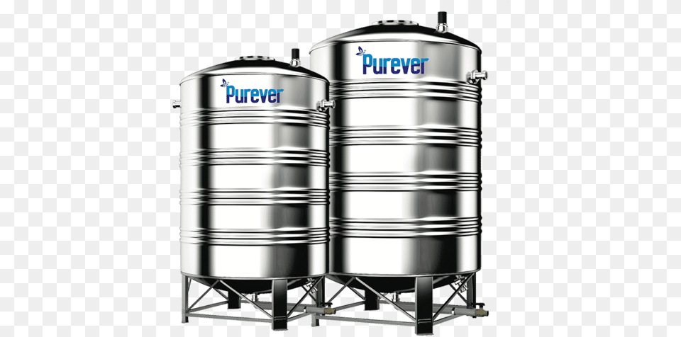 Litre Stainless Steel Water Tanks Purever Technix Llp Steel Water Tank 1000 Litres Price, Architecture, Building, Factory Free Png