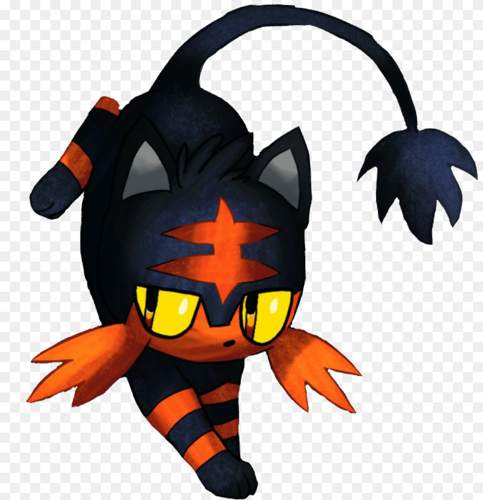 Litten Pokemon Sticker By Itsmeerikashirai Pokemon Litten, Baby, Person Free Transparent Png