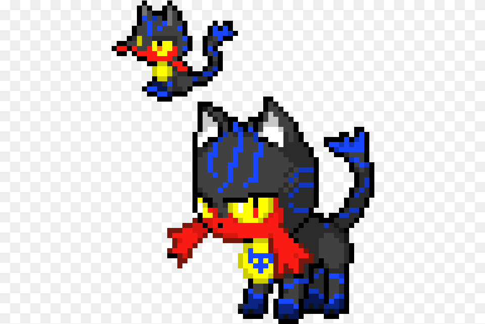 Litten The Real Version Pixel Art Maker Starter Pokemon Pixel Art, Person Free Transparent Png