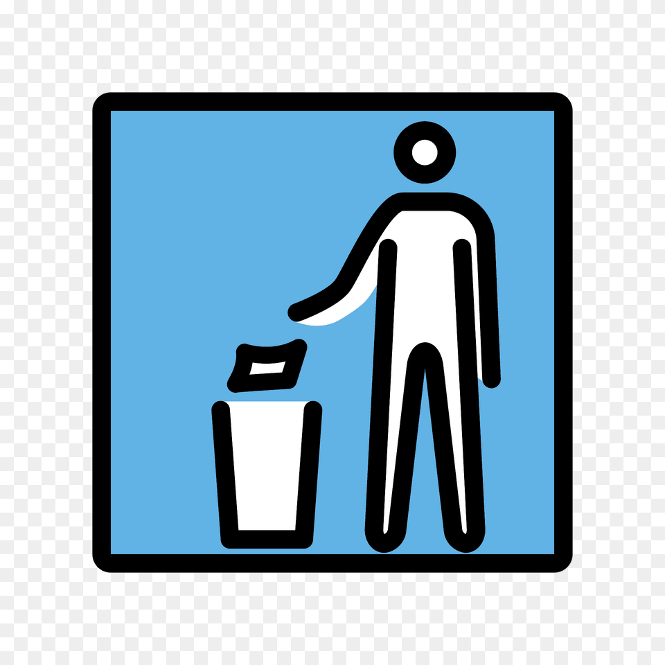 Litter In Bin Sign Emoji Clipart, Symbol Free Png Download