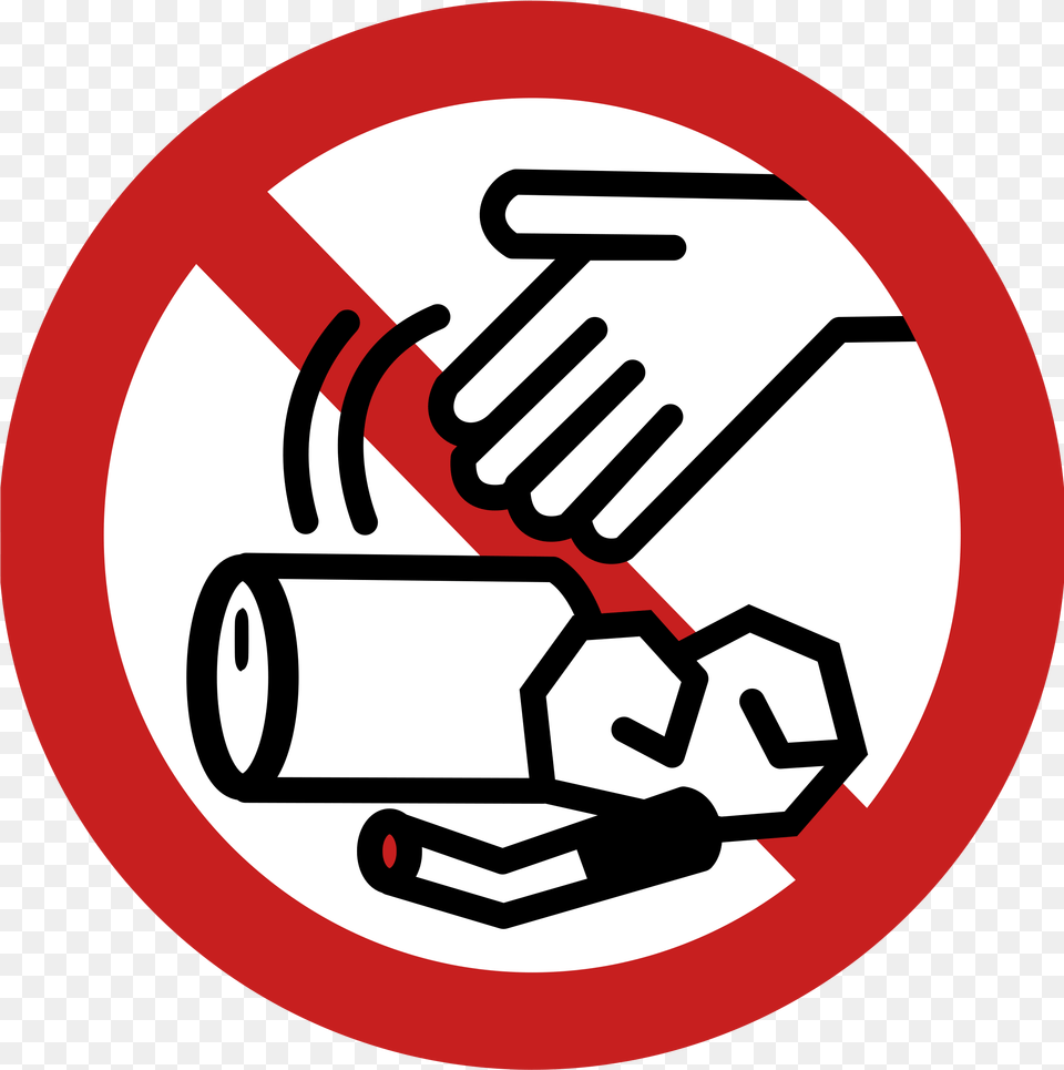 Litter Sign Clip Art Don T Throw Trash On The Ground, Symbol, Road Sign Free Transparent Png