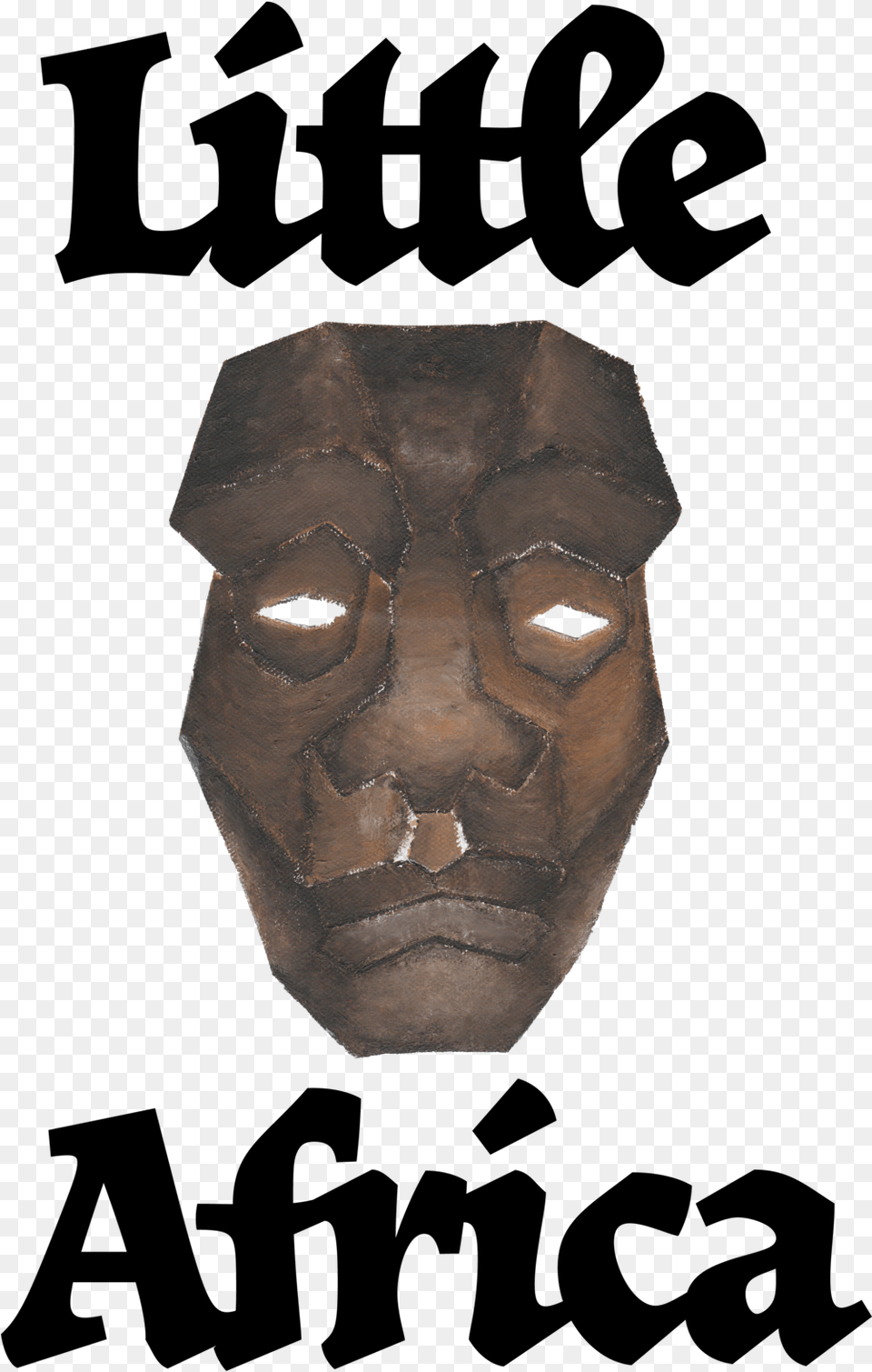 Little Africa Mask Merch Poster, Face, Head, Person Free Png Download