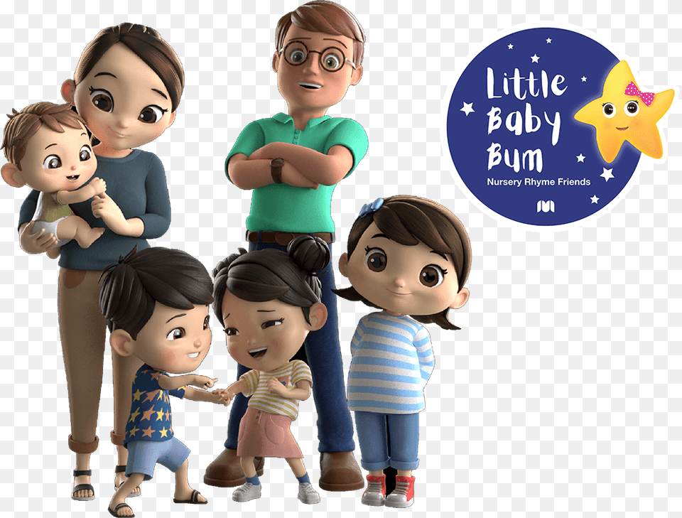 Little Baby Bum Characters Character Little Baby Bum, Book, Publication, Toy, Doll Png