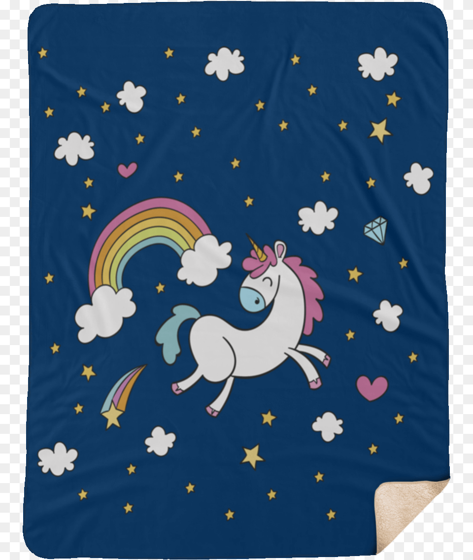 Little Baby Unicorn Fleece Blanketclass Cartoon, Applique, Flag, Pattern, Home Decor Free Transparent Png