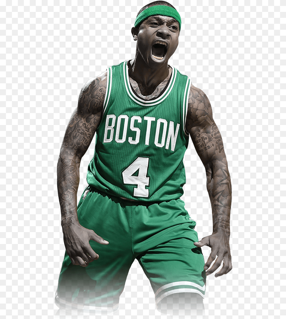 Little Big Man Isaiah Thomas Celtics No Background, Clothing, Shorts, Shirt, Tattoo Free Transparent Png