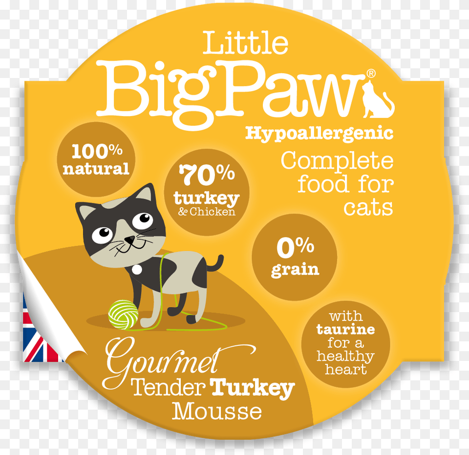 Little Big Paws Chicken Mousse, Advertisement, Poster, Disk, Dvd Png Image