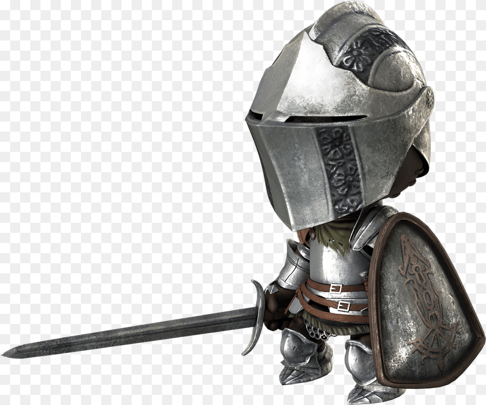 Little Big Planet 3 Dark Souls, Sword, Weapon, Helmet, Armor Free Png Download